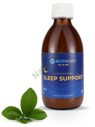 Liposomalny Sleep Support - Miód + Lawenda 250ml ActiNovo - 10%