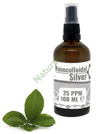 Srebro - nanokoloid srebra z atomizerem - 100 ml