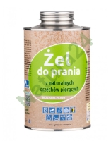 Żel do prania z naturalnych orzechów piorących BEZZAPACHOWY do koloru 1000g - 33 prania ZERO WASTE