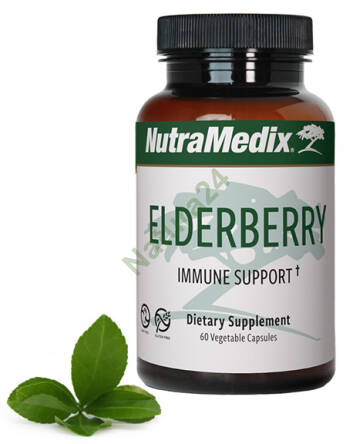 Elderberry czarny bez Nutramedix 60szt KRÓTKI TERMIN -30%