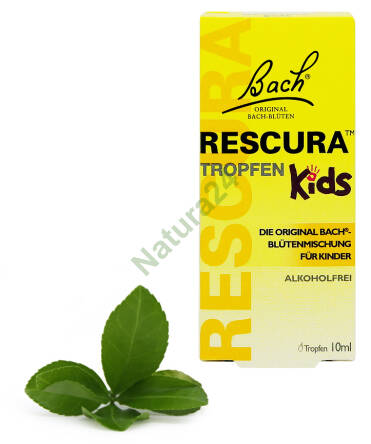 Bach RESCURA® dla dzieci w kroplach bez alkoholu 10 ml