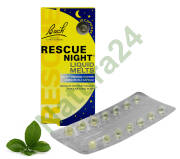Bach RESCUE® Night/Sleep kapsułki żelowe bez alkoholu 28 szt. - 30% Krótka data