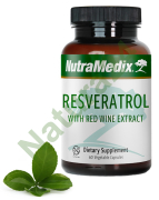 Resveratrol z ekstraktem z czerwonego wina Nutramedix 60szt - 20%