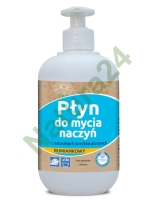 Płyn do mycia naczyń z naturalnych orzechów piorących RUMIANKOWY 500g butelka okrągła z pompką