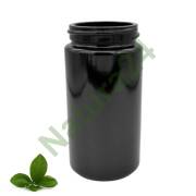 Butelka Walec - Fioletowe szkło - 100ml - 95,8x48 mm czarna zakrętka