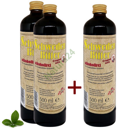 Zestaw Bezalk. Oryginalne zioła szwedzkie 2x500ml+500ml