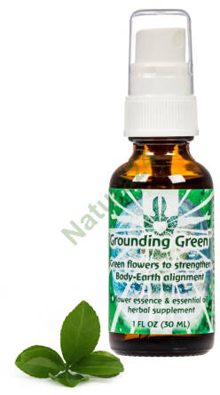 FES Grounding Green Zielone kwiaty wzmacniające harmonię ciała i ziemi 30 ml spray