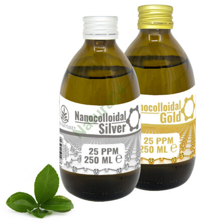 ZESTAW PROMOCYJNY Srebro + Złoto 25ppm 2x250ml