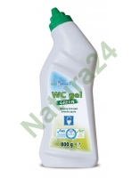 Żel do mycia toalet z naturalnych orzechów piorących BEZZAPACHOWY WC gel GREEN 800g