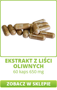 Ekstrakt z lisci oliwnych - 60 kapsułek 650mg