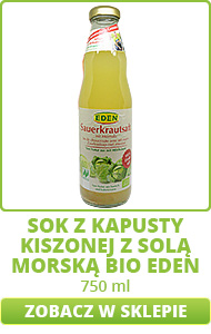 Sok z kapusty kiszonej z solą morską BIO 750 ml - Eden