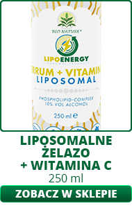 Liposomalne Ferrum + witamina C (żelazo) 250ml