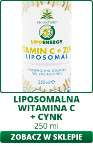 Liposomalna witamina c + cynk 250ml